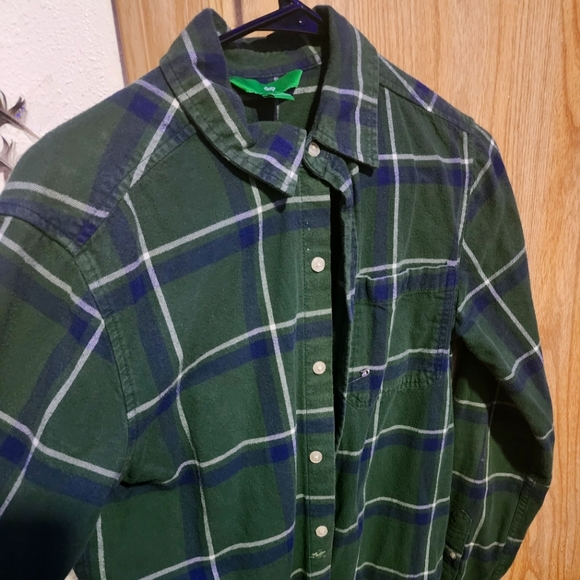 Women's Green Flannel - Picture 1 of 2